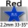 red 2.2mm 33-35°