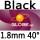 black 1.8mm H40