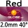 red 2.0mm 40°