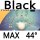 black MAX 44°