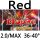 red 2.0/MAX 36-40°