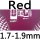 red 1.7-1.9mm