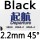 black 2.2mm 45°