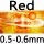 red 0.5-0.6mm