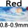 red 0.8-0.9mm
