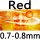 red 0.7-0.8mm