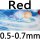 red 0.5-0.7mm
