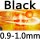 black 0.9-1.0mm