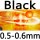 black 0.5-0.6mm