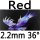 red 2.2mm 36°