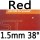 red 1.5mm 38°
