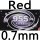 red 0.7mm