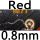 red 0.8mm