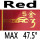 red MAX 47.5°
