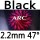 black 2.2mm 47°