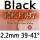 black 2.2mm 39-41°