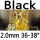 black 2.0mm 36-38°