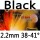 black2.2mm 38-41°