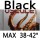 black MAX 38°-42°