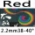 red 2.2mm 38-40°
