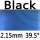 black 2.15mm 39.5°