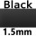 black 1.5mm soft
