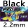 black 2.2mm