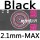 black 2.1mm
