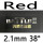 red 2.1mm 38°