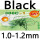 black 1.0-1.2mm