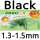 black 1.3-1.5mm