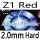 Z1 Red 2.0mm Hard