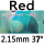 red 2.15mm 37°