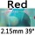 red 2.15mm 39°