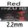 Red 2.2mm
