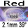 red 2.1mm 39°
