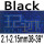 black 2.1-2.15mm 38-39°