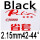black2.15mm42-44°