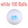 white 100 ball