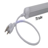 T5 T8 US Plug Cable 50cm 100cm 200cm 3 Prong Power Cords Electric Wire used for LED Tube Light Integrated Fixture
