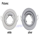 Spotlight Fixture down light fittings lamp shades High quality Aluminum White/Silver