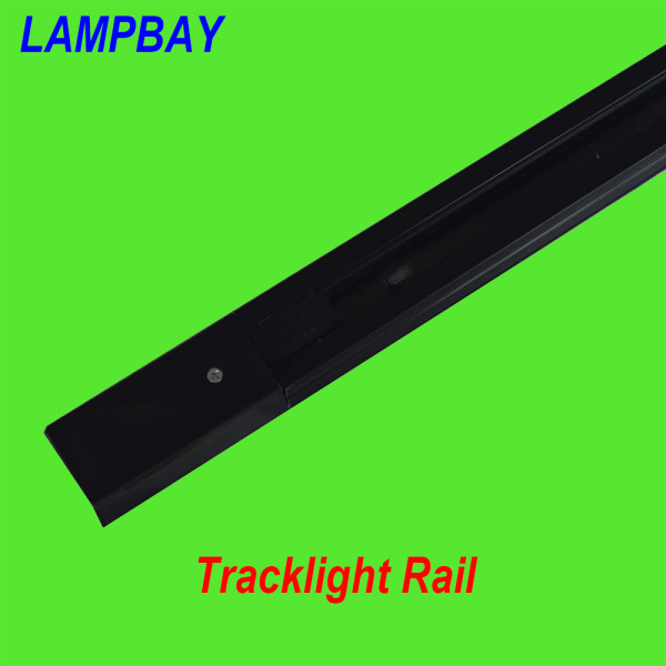 Rail for track lights two wires 1 meter 2 meter white and black available