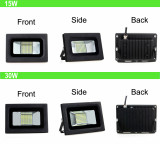 LED Flood Lights Ultra thin 15W 30W 60W 100W 150W 200W 90lm/w 110V/220V Waterproof IP65  Outdoor Garden Projectors
