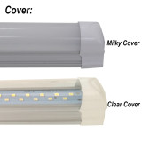 Double Row LED Tube Lights 2ft 3ft 4ft 5ft 6ft 8ft Super Bright Twin Bar Lamp T8 Integrated Bulb Fixture with fittings