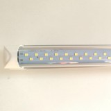 Double Row LED Tube Lights 2ft 3ft 4ft 5ft 6ft 8ft Super Bright Twin Bar Lamp T8 Integrated Bulb Fixture with fittings