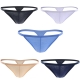 Men's Thongs, Closecret Lightweight Cotton Underwear Pack of 5pcs G-strings