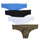 Men's Comfort Bikini Briefs Lightweight Soft Triangle Underwear(4pcs/lot)