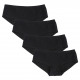 Closecret Lingerie Women's 4 Pack Comfort Soft Boyshort Cotton Panties Underwear