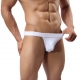 Closecret Men's Low Rise Comfort Briefs Sexy Bikini Underwear (Pack of 3, White)