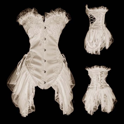 Sexy Corset With G-string and Skirt L4176-2